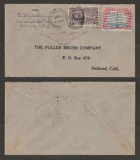 1929 Salt Lake City Utah 5c C11 10c E15 Airmail Special Delivery Cover 