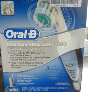 Oral B Professional Care 3D 8850 Rechargeable Electric Toothbrush 