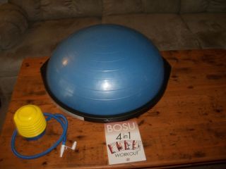 Bosu Ball Blance Trainer Home Exercise System Ball DVD and Pump