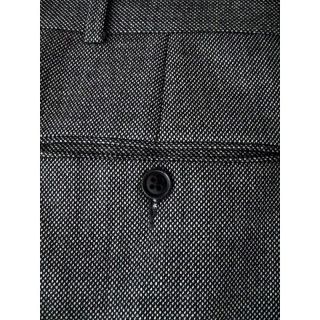 Hugo Boss Mens Black Donegal Tweed Wool DB Suit 38 S
