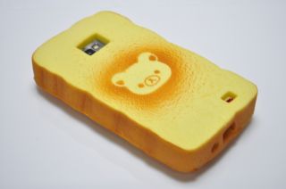 CUTE BEAR 3D & REAL Bread FAVOR Cover Case for Samsung Galaxy S II 2 