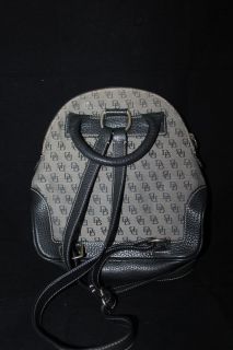 Dooney Bourke D B Signature Leather Backpack