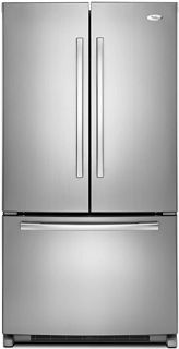Whirlpool Gold Stainless Steel Bottom Freezer Refrigerator