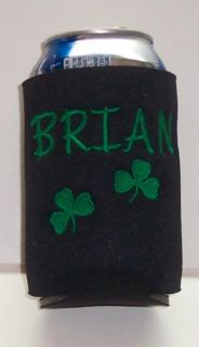 Personalized Irish Beer Koozie for St Patricks Day