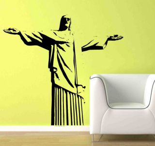 LG Cristo Redentor Jesus Statue Brazil Wall Vinyl Decal