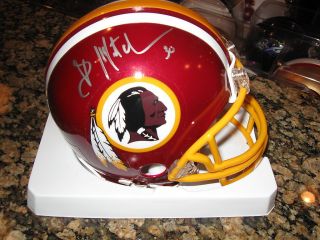 Brian Mitchell Signed Washington Redskins Helmet RARE