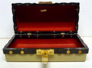 made in italy vintage jewelry box with handle