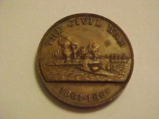 United States Navy for Service The Civil War Bronze Medal Token