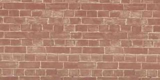 Awesome Exterior Faux Brick Paper for Dollhouse DWP01
