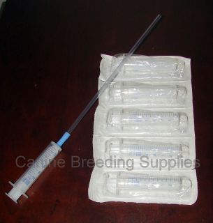   10cc Syringes for Dog Artificial Insemination A I Dog Breeding
