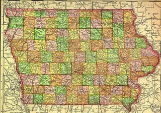 1918 History & Genealogy of BREMER County Iowa IA