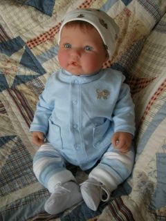   Berenguer Sweet Baby Boy Doll Brenton Blue Eyes Angel Face