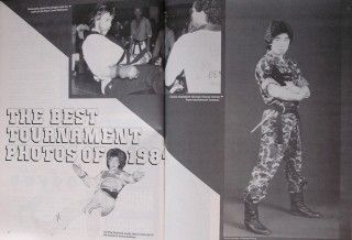 1985 Karate Illustrated YB Brad Hefton Steve Anderson