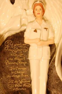 BRADFORD EXCHANGE Angel of Compassion NURSE 1st Issue FIGURINE MIB w 