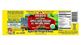 Bragg Organic Apple Cider Vinegar All Natural Drink