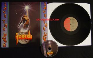   SAVE THE WORLD 180 GRAM LP+CD BRIAN JOHNSON AC/DC 70S HARD ROCK SLADE
