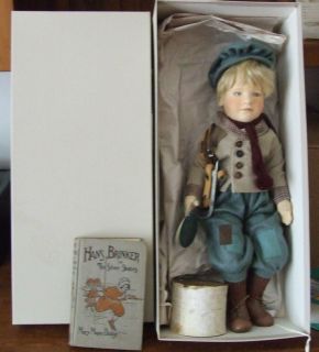   Wright Cloth Felt Doll Hans Brinker 20 191 350 Mint in Box