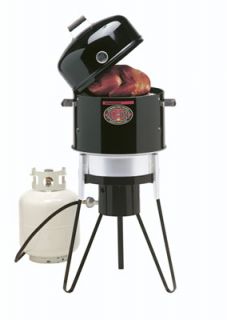 brinkmann gas charcoal grill smoker fryer