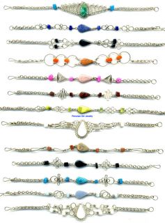 20 Stone Bracelets Peru Alpaca Silver Wholesale Jewelry