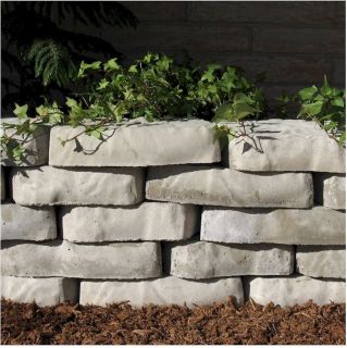   Pc Retaining Wall Block Concrete Molds Stone Brick Cement Form Moulds