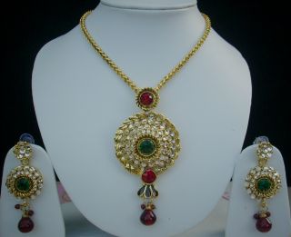   formel dresses very stylish gold plated wedding necklace earring set