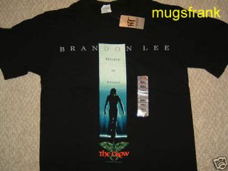 The Crow Movie Brandon Lee Believe in Angels T Shirt