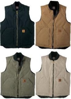 Carhartt Insulated Duck Canvas Vest Color Size Choice