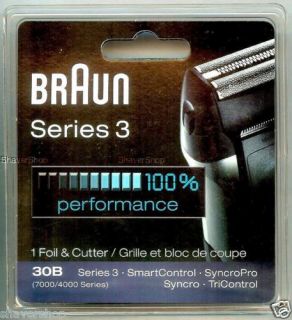 Braun 30B 7000 4000 Syncro Series 3 Replacement Shaver Razor Foil 