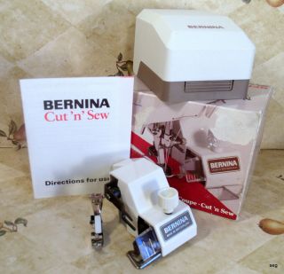 BERNINA Cut n Sew Attachment w 578 Presser Foot Swiss Made Box 