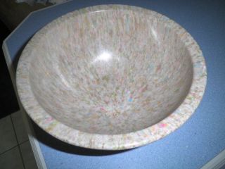 Vintage Brookpark Melmac Confetti Splatter 8  Mixing Bowl