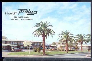 ca brawley california travelodge motel 50s cars product photo