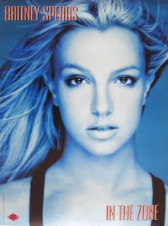 Britney Spears in The Zone U s Promo Cardboard Poster Sexy Flowing 