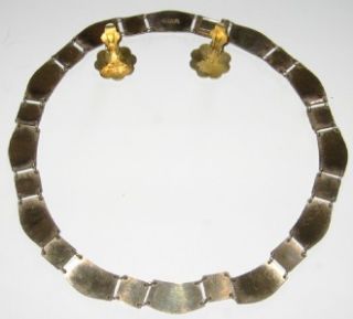 David Andersen Norway Sterling Necklace Earrings Set