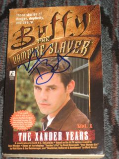   Vampire Slayer Xander Years Vol 1 Signed by Nicholas Brendon