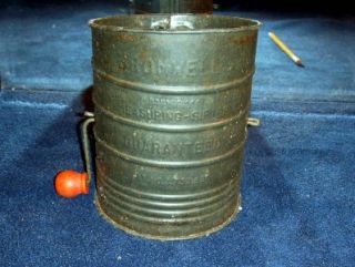 Vintage BROMWELLS Measuring Flour Sifter (VGC) Screen very nice