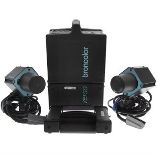 Broncolor Verso A2 1200w/s Power Pack KIT w/ Battery Dock & 2 x Primo 