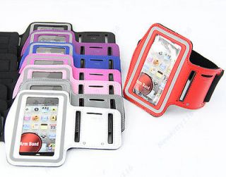   Arm Band Armband Pouch Soft Cover Case Fr iPhone 3G 4 4S 4G iPod Touch