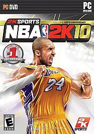 NBA 2K10 BASKETBALL PC COMPUTER GAME BY 2K SPORTS BRAND NEW TOTALLY 