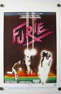 Brian de Palma Horror Film After Carrie The Fury Original Movie Poster 