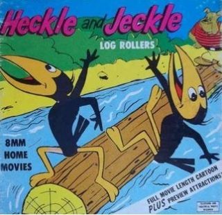 HECKLE & JECKLE LOG ROLLERS SUPER 8MM CARTOON FILM TERRYTOONS CLASSIC 