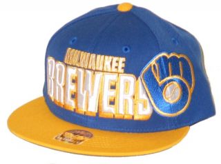 Milwaukee Brewers MLB Baseball Vintage Slamma Snapback Adjustable Hat 