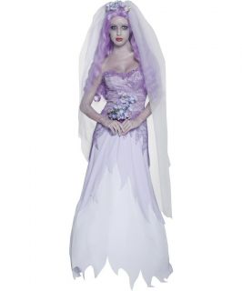 Sexy Halloween Adult Gothic Manor Ghost Bride Costume