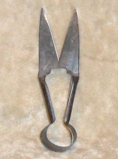 victorian era antique hand forged sheep and or grass shears