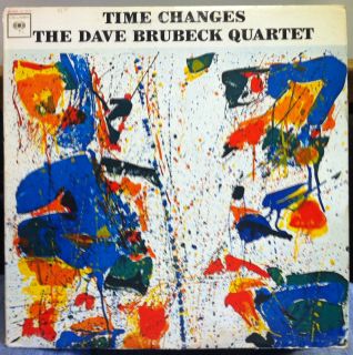 Dave Brubeck Quartet Time Changes LP VG CL 2127 Vinyl 1963 Record 