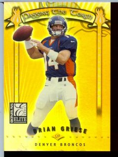 2001 Donruss Elite Passing The Torch Pt2 Brian Griese