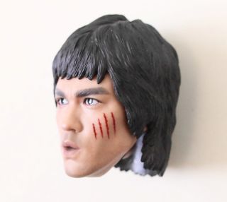 HOT TOYS DX 04 BRUCE LEE ENTER DRAGON HEAD PERS DAMAGED 1/6 RARE