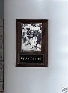Brian Piccolo Football Plaque Chicago Bears NFL