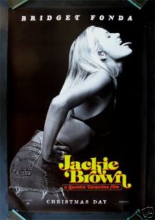 Jackie Brown 1sh Orig Movie Poster Adv Bridget Fonda