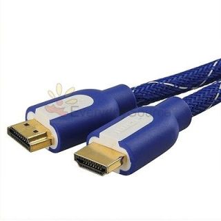 Insten 15Ft 4.6m Mesh Blue v 1.4 High Speed HDMI Cable Ethernet+3D 