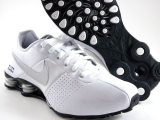 Nike Shox Deliver CL White Silver Black Running Gym Work Men Shoes 